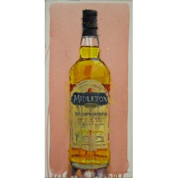 Spillane Midleton Whiskey mixed media painting on canvas. Frame measures 44cm x 76cm, painting measures 30cm x 60cm. Price includes nationwide delivery