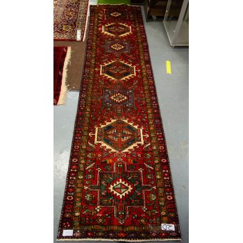 North Iranian Persian Heriz Runner With Cross Door Design 314l X 82w Price includes nationwide delivery